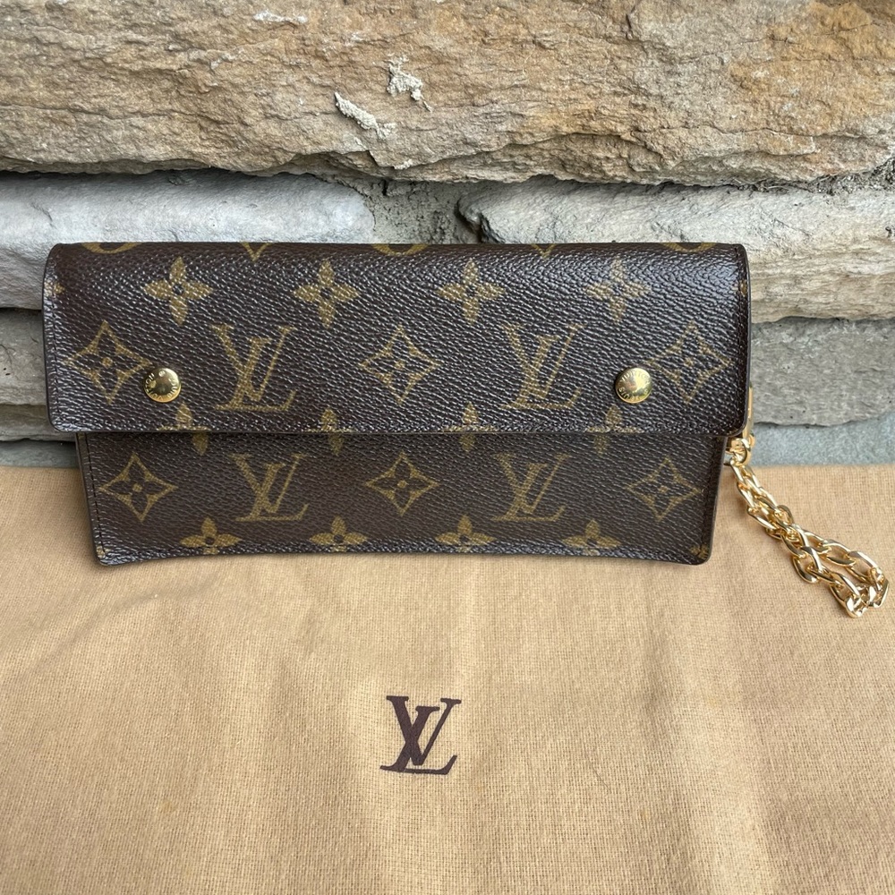 Louis Vuitton Porte Monnaie Accordian Bifold Long Wallet